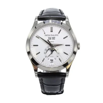 Patek 5396G-011 Replica – White Dial Leather Watch Dubai
