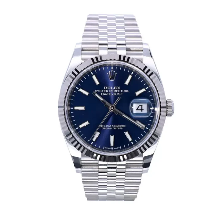 Replica Rolex Datejust 126234 – Silver Fluted Men’s Watch