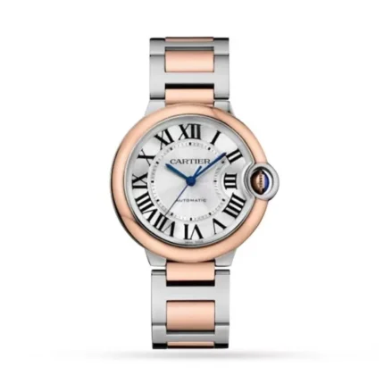 Cartier Ballon Bleu Women’s Replica Two-Tone Rose Gold Watch