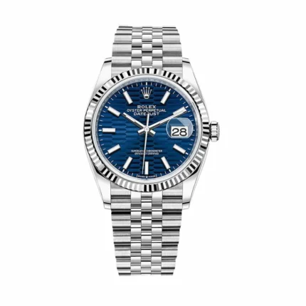 Replica Rolex Datejust 126234 – Blue Motif Dial Men’s Watch