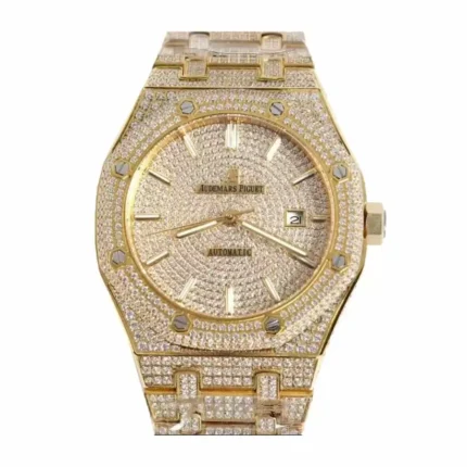 Fully Iced Out AP Replica Watch – Luxury Automatic for Men