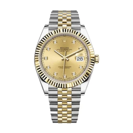 Replica Rolex Datejust 126333 – Two-Tone Gold Fluted Men’s Watch